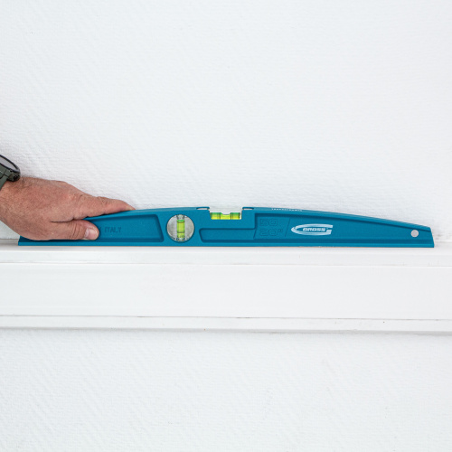 Уровень литой, 500 мм, 2 глазка Gross купить в Москве с доставкой по всей России | ProtosMarket.ru