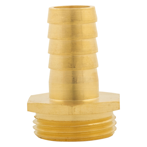 Штуцер для шланга 3/4" с наружной резьбой G1" Denzel купить в Москве с доставкой по всей России | ProtosMarket.ru