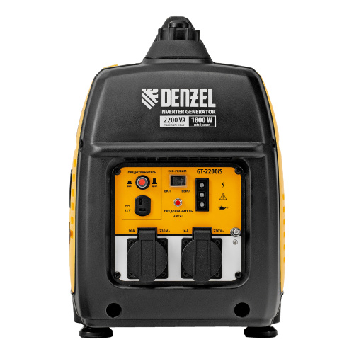 Генератор инверторный GT-2200iS, 2.2 кВт, 230 В, бак 4 л, закрытый корпус, ручной старт Denzel по ценам производителя в Санкт-Петербурге с доставкой по всей России