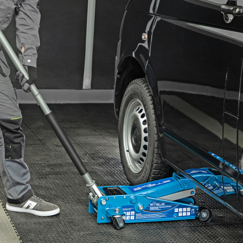 Домкрат гидравлический подкатной, быстрый подъем, 3 т, Quick, 130-465 мм, профессиональный Stels по ценам производителя в Санкт-Петербурге с доставкой по всей России