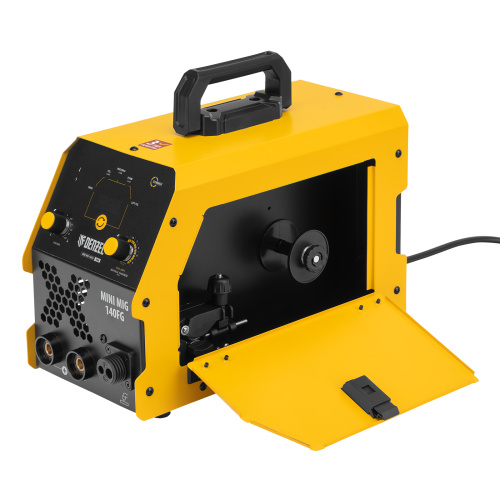 Аппарат инвертор. полуавтомат. сварки Mini MIG-140FG, 140 А, ПВ 60% Denzel по ценам производителя в Санкт-Петербурге с доставкой по всей России