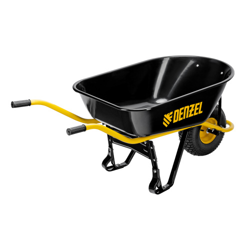 Тачка строительная, усиленная, объем 130 л, 230 кг, колесо 15х6.00-6 Denzel по ценам производителя в Санкт-Петербурге с доставкой по всей России