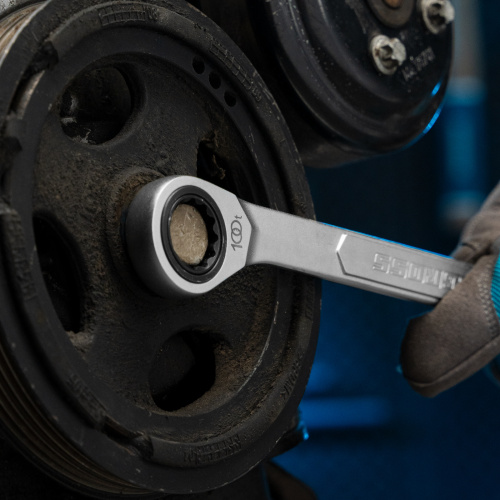 Ключ комбинированный трещоточный, 18 мм, количество зубьев 100 Gross купить в Москве с доставкой по всей России | ProtosMarket.ru