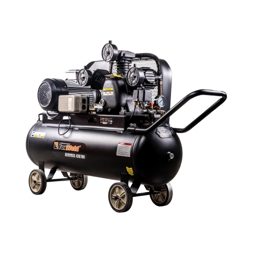 Компрессор масляный ременной AEROMAX 420/100 купить в Москве с доставкой по всей России | ProtosMarket.ru