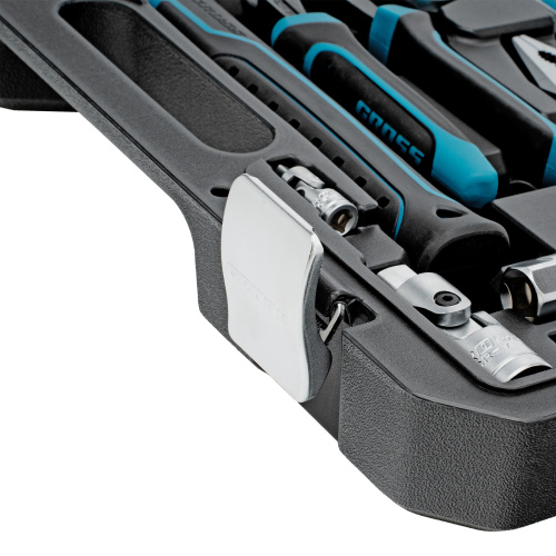 Набор инструментов, 1/4", 1/2", CrV, 120 зубьев, 76 предметов Gross купить в Москве с доставкой по всей России | ProtosMarket.ru