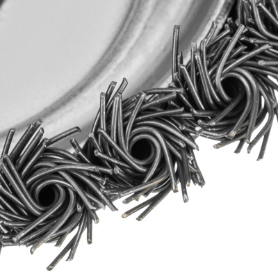 Щетка для УШМ, 150 мм, М14, "чашка", крученая проволока 0.8 мм Matrix купить в Москве с доставкой по всей России | ProtosMarket.ru