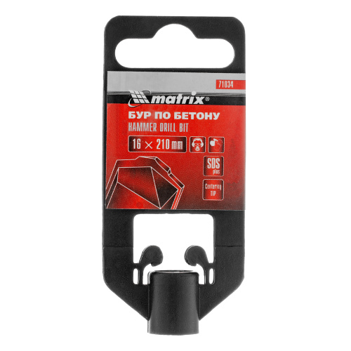 Бур по бетону, 16 x 210 мм, SDS Plus Matrix по ценам производителя в Санкт-Петербурге с доставкой по всей России