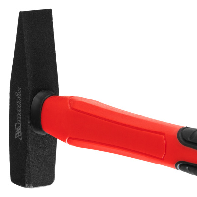 Молоток слесарный optimal, 200 г, фибергласовая обрезиненная рукоятка, квадратный боек Matrix купить в Москве с доставкой по всей России | ProtosMarket.ru