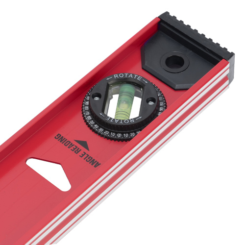 Уровень алюминиевый "Рельс", 800 мм, 3 глазка, усиленный Matrix купить в Москве с доставкой по всей России | ProtosMarket.ru