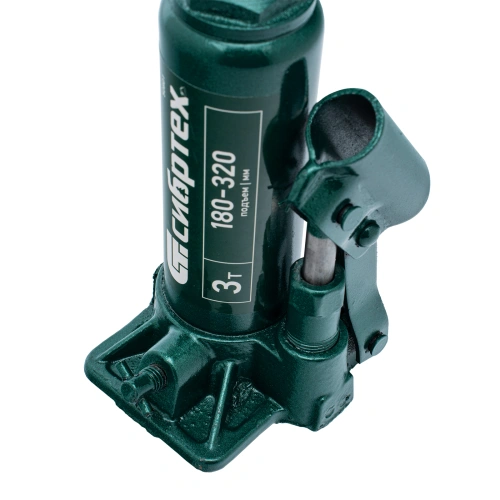 Домкрат гидравлический бутылочный, 3 т, 180-320 мм, в пласт. кейсе Сибртех по ценам производителя в Санкт-Петербурге с доставкой по всей России