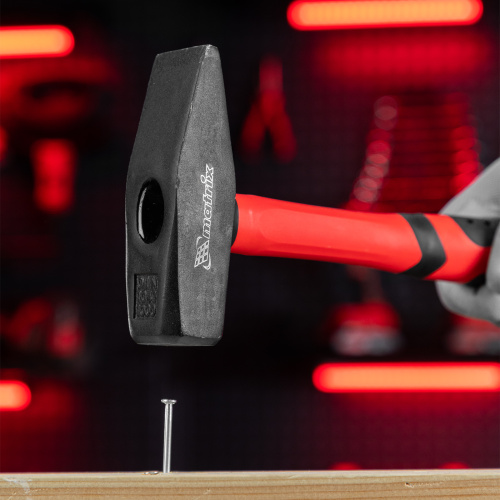 Молоток слесарный, 1000 г, фибергласовая обрезиненная рукоятка Matrix купить в Москве с доставкой по всей России | ProtosMarket.ru