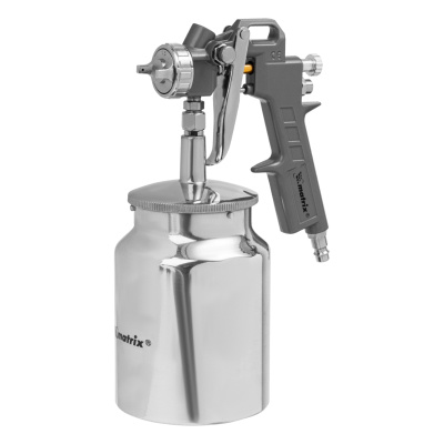 Краскораспылитель пневматический с нижним бачком V 1, 0 л, сопло D 1.2, 1.5 и 1.8 мм Matrix купить в Москве с доставкой по всей России | ProtosMarket.ru