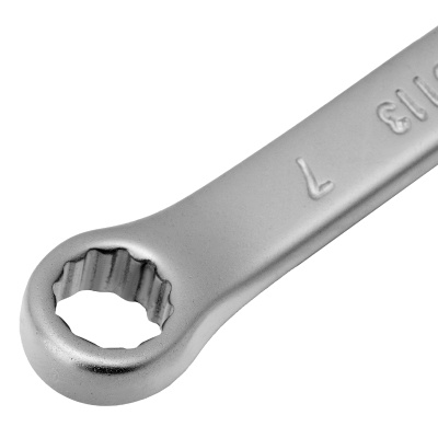 Ключ комбинированный, 7 мм, CrV, матовый хром Matrix по ценам производителя в Санкт-Петербурге с доставкой по всей России