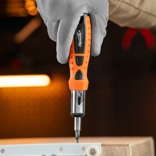 Отвертка реверсивная, биты, головки торцевые, 14 шт, Sparta купить в Москве с доставкой по всей России | ProtosMarket.ru