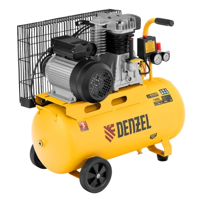 Компрессор воздушный BCI2300/50, ременный привод, 2.3 кВт, 50 литров, 400 л/мин Denzel по ценам производителя в Санкт-Петербурге с доставкой по всей России