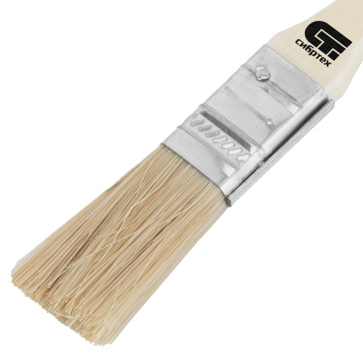 Кисть плоская 20 мм, натуральная щетина, деревянная ручка Сибртех купить в Москве с доставкой по всей России | ProtosMarket.ru