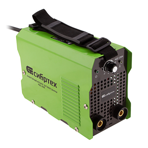 Инверторный аппарат дуговой сварки ИДС-250K, 250 А, ПВ 80%, диаметр электрода 1,6-5 мм Сибртех по ценам производителя в Санкт-Петербурге с доставкой по всей России