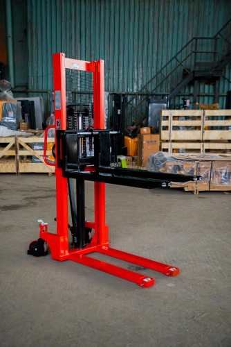 Штабелер гидравлический 2,0 т 1,6 м TOR CTY-E с раздвижными вилами по ценам производителя в Санкт-Петербурге с доставкой по всей России