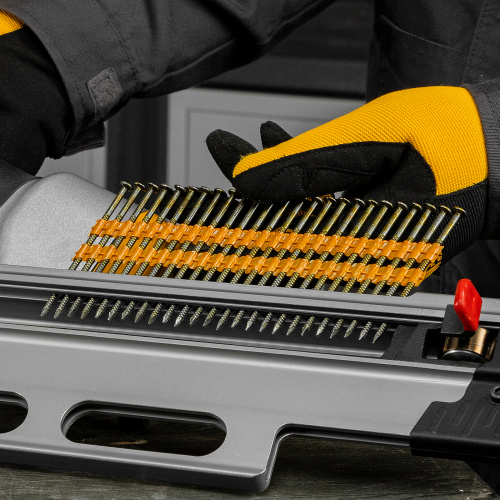 Гвозди для пнев. нейлера (крашен.) длина - 75 мм, диам. - 3,05 мм, 2000 шт. Denzel купить в Москве с доставкой по всей России | ProtosMarket.ru