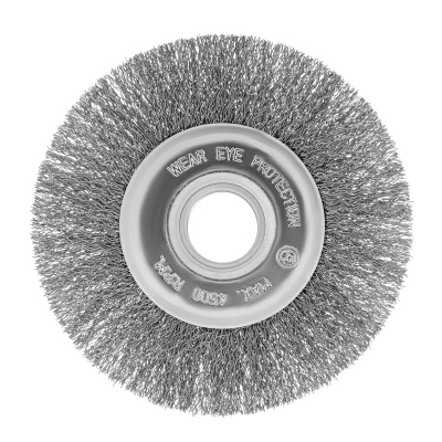 Щетка для УШМ, 125 мм, посадка 22.2 мм, плоская, витая проволока Сибртех по ценам производителя в Санкт-Петербурге с доставкой по всей России