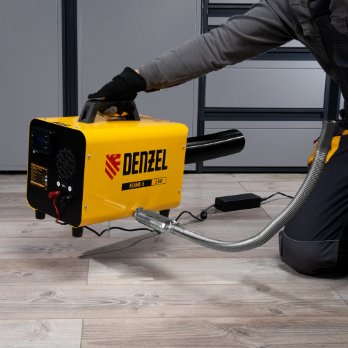 Дизельная тепловая портативная пушка  Flame-5, 5кВт, 300м3/ч, непр.наг., циф. терм. Denzel по ценам производителя в Санкт-Петербурге с доставкой по всей России