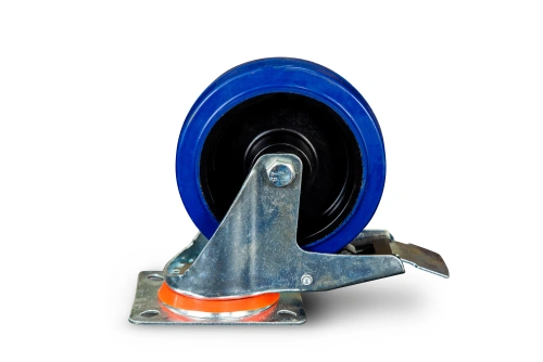 Колесо поворотное резина SRCLb 63 160 мм с тормозом (N) по ценам производителя в Санкт-Петербурге с доставкой по всей России