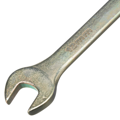 Ключ комбинированный, 12 мм, желтый цинк Сибртех купить в Москве с доставкой по всей России | ProtosMarket.ru