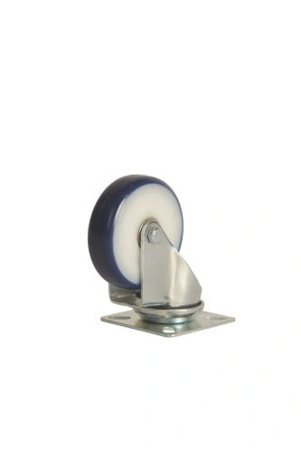 Колесо аппаратное поворотное SCv 92 75 мм (синяя резина) по ценам производителя в Санкт-Петербурге с доставкой по всей России