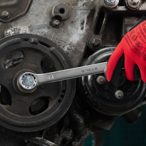 Ключ комбинированный, 19 мм, CrV, матовый хром Stels купить в Москве с доставкой по всей России | ProtosMarket.ru