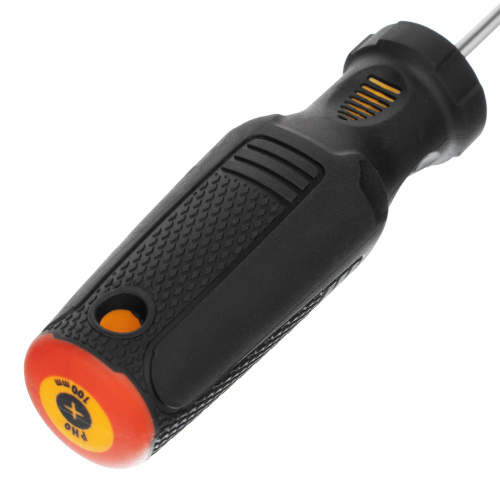 Отвертка PH0х100 мм, CrV, трехкомпонентная рукоятка Denzel по ценам производителя в Санкт-Петербурге с доставкой по всей России