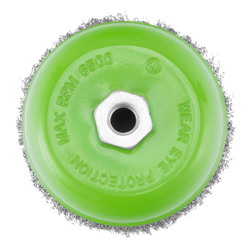 Щетка для УШМ, 125 мм, М14, "чашка", витая проволока Сибртех по ценам производителя в Санкт-Петербурге с доставкой по всей России