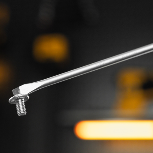 Отвертка, SL5x150 мм, S2, 3к рукоятка Denzel по ценам производителя в Санкт-Петербурге с доставкой по всей России