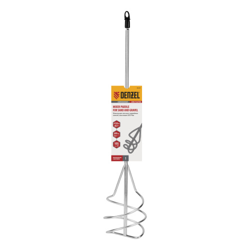Миксер для песчано-гравийных смесей, 120 х 600 мм, оцинкованный, хвостовик SDS Plus Denzel купить в Москве с доставкой по всей России | ProtosMarket.ru