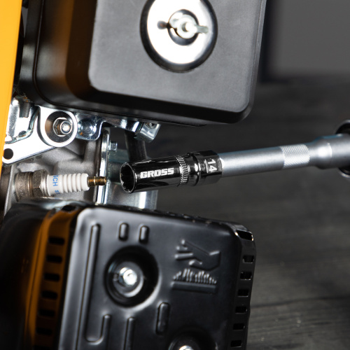 Головка торцевая свечная, магнитная, двенадцатигранная, 14 мм, под квадрат 1/2 Gross купить в Москве с доставкой по всей России | ProtosMarket.ru