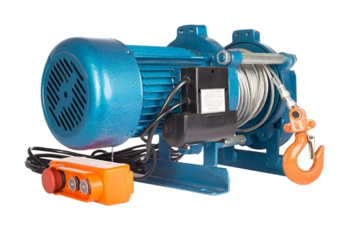 Лебедка электрическая  300/600 кг  30/15 м с канатом 220 В TOR KCD по ценам производителя в Санкт-Петербурге с доставкой по всей России