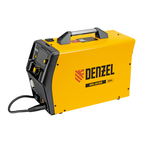 Аппарат инвертор. полуавтомат. cварки IMIG-205SDR, 200 А, ПВ 60%, катушка 5 кг Denzel по ценам производителя в Санкт-Петербурге с доставкой по всей России