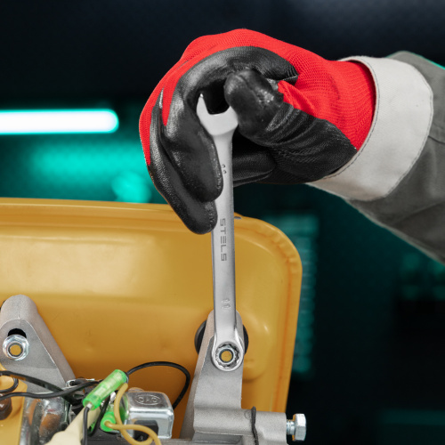 Ключ комбинированный, 11 мм, CrV, матовый хром Stels купить в Москве с доставкой по всей России | ProtosMarket.ru