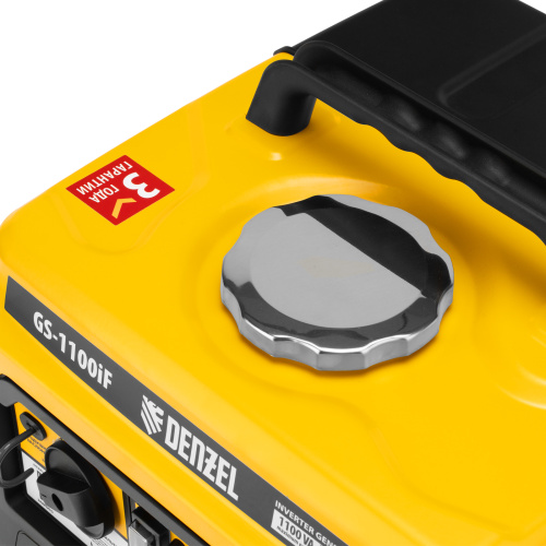 Генератор инверторный GS-1100iF, 1,1 кВт, 230 В, ручной старт DENZEL по ценам производителя в Санкт-Петербурге с доставкой по всей России