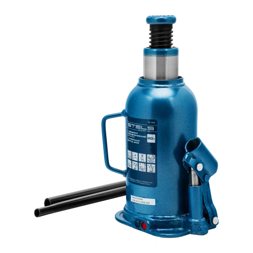 Домкрат гидравлический бутылочный, 20 т, h подъема 235-445 мм Stels по ценам производителя в Санкт-Петербурге с доставкой по всей России