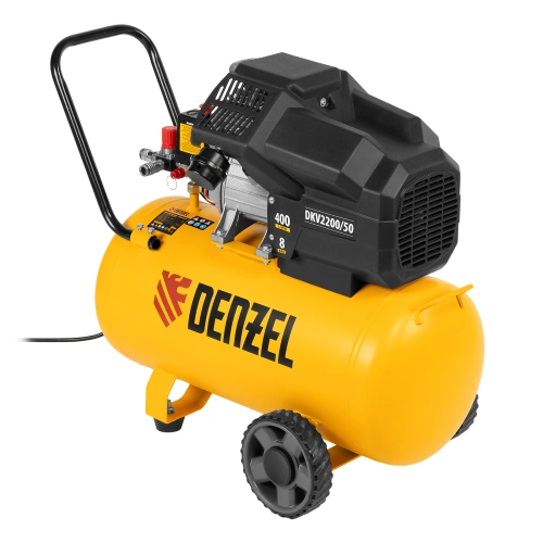 Компрессор воздушный DKV2200/50, Х-PRO 2.2 кВт, 400 л/мин, 50 л Denzel по ценам производителя в Санкт-Петербурге с доставкой по всей России