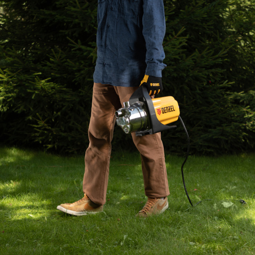 Садовый поверхностный насос GP 1000Х, 1000 Вт, 3500 л/ч, подъем 44 м, нержавейка Denzel купить в Москве с доставкой по всей России | ProtosMarket.ru