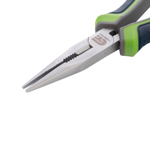 Длинногубцы прямые, 180 мм, трехкомпонентные рукоятки Сибртех по ценам производителя в Санкт-Петербурге с доставкой по всей России