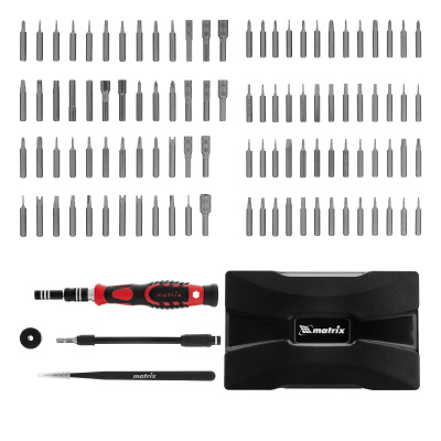Набор для точных работ 107 в 1, универсальный, сталь CrV Matrix по ценам производителя в Санкт-Петербурге с доставкой по всей России