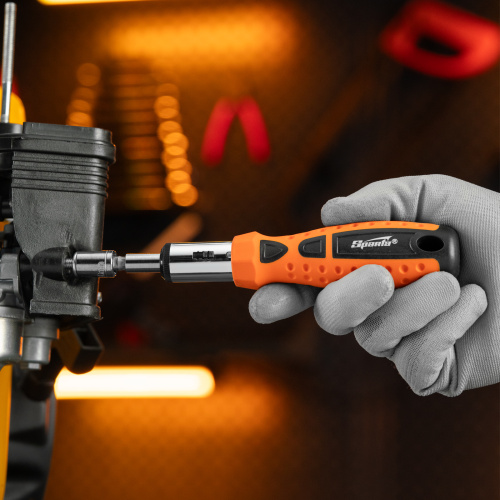 Отвертка реверсивная, биты, головки торцевые, 14 шт, Sparta купить в Москве с доставкой по всей России | ProtosMarket.ru