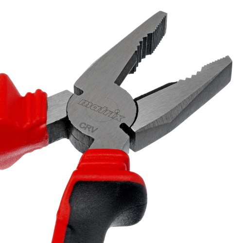 Плоскогубцы комбинированные, 160 мм, хром-ванадий, двухкомпонентные рукоятки Matrix купить в Москве с доставкой по всей России | ProtosMarket.ru