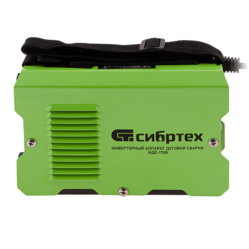 Инверторный аппарат дуговой сварки ИДС-170K, 170 А, ПВ 80%, диаметр электрода 1,6-3,2 мм Сибртех по ценам производителя в Санкт-Петербурге с доставкой по всей России