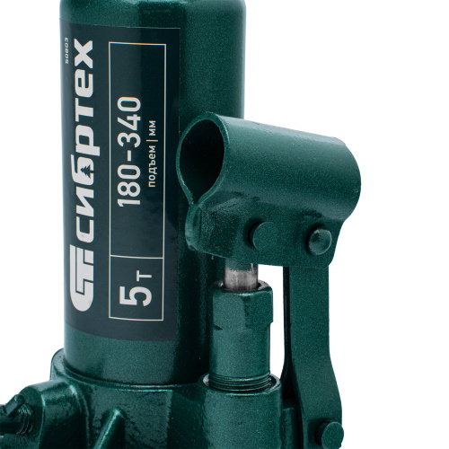 Домкрат гидравлический бутылочный, 5 т, 180-340 мм Сибртех по ценам производителя в Санкт-Петербурге с доставкой по всей России