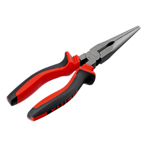 Длинногубцы прямые, 200 мм, хром-ванадий, двухкомпонентные рукоятки Matrix по ценам производителя в Санкт-Петербурге с доставкой по всей России