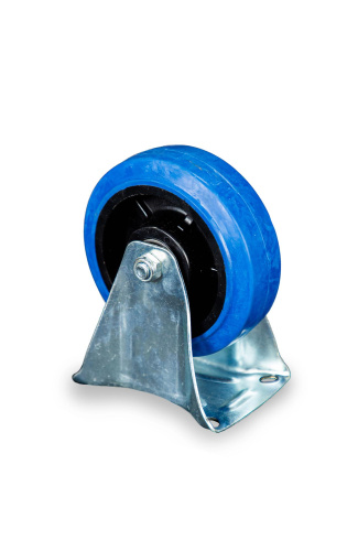 Колесо неповоротное из эластичной резины MW150 150 мм по ценам производителя в Санкт-Петербурге с доставкой по всей России