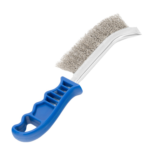 Щетка зачистная, металлическая с пластмассовой ручкой, нержавеющая проволока Барс по ценам производителя в Санкт-Петербурге с доставкой по всей России